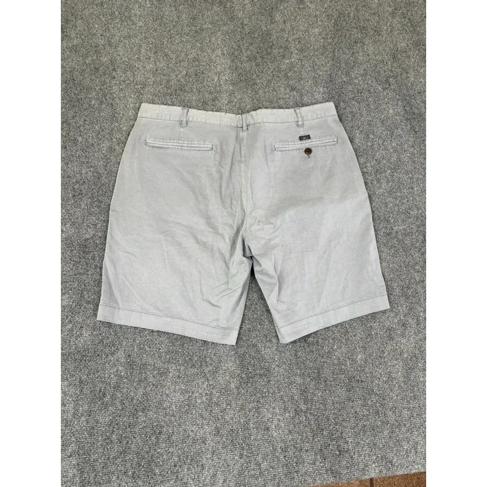 Faherty All Day Shorts Mens Gray Chino Casual Cotton Stretch 9